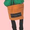 Funny Happy Cactus Adult Costume Tunic for Halloween Parties and Events